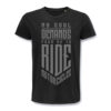 T-SHIRT TWO WHEELS ONLY MY SOUL ΜΑΥΡΟ