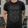 T-SHIRT TWO WHEELS ONLY MY SOUL ΜΑΥΡΟ