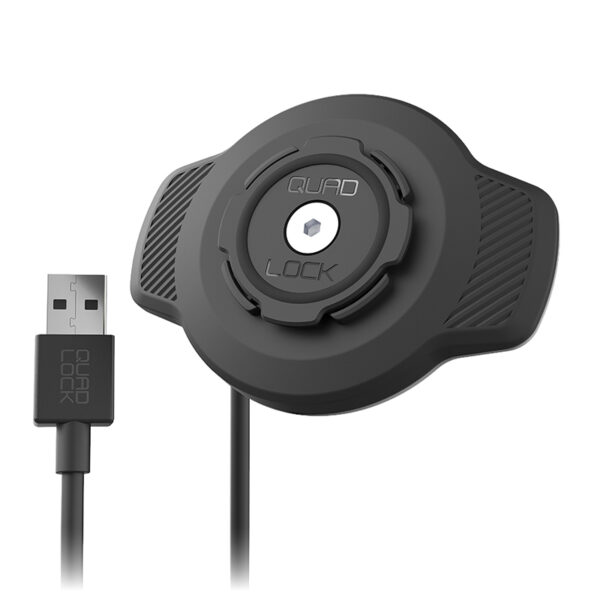 ΑΔΙΑΒΡΟΧΗ ΚΕΦΑΛΗ ΑΣΥΡΜΑΤΗΣ ΦΟΡΤΙΣΗΣ USB QUAD LOCK USB WEATHERPROOF WIRELESS CHARGING HEAD QLA-MOT-WC