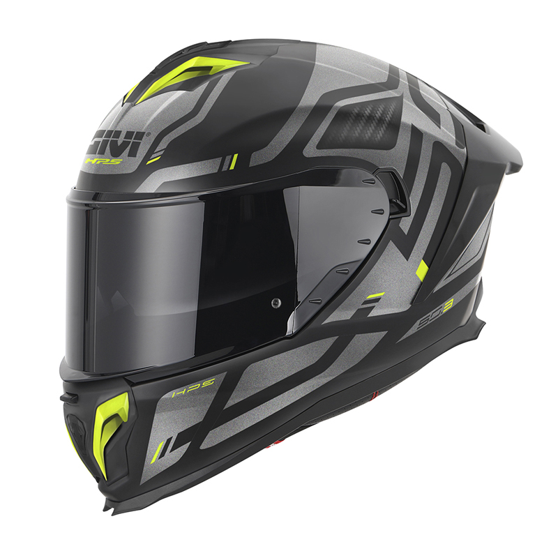 ΚΡΑΝΟΣ GIVI H50.3 QUASAR BLACK / TITAN / YELLOW (PINLOCK INCLUDED)