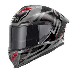 ΚΡΑΝΟΣ GIVI H50.3 QUASAR TITAN / BLACK / RED (PINLOCK INCLUDED)