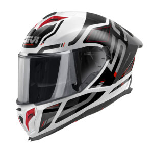 ΚΡΑΝΟΣ GIVI H50.3 QUASAR WHITE / BLACK / RED (PINLOCK INCLUDED)