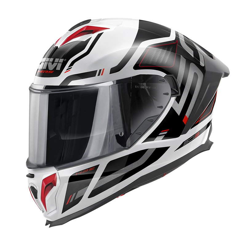 ΚΡΑΝΟΣ GIVI H50.3 QUASAR WHITE / BLACK / RED (PINLOCK INCLUDED)
