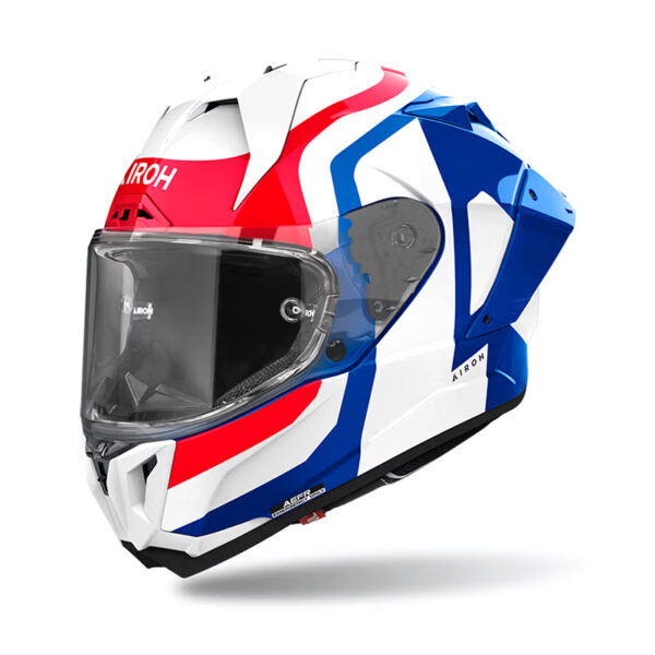 ΚΡΑΝΟΣ AIROH GP800 COMPETITION ΜΠΛΕ / ΚΟΚΚΙΝΟ GLOSS