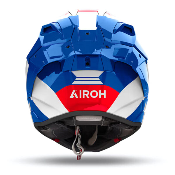 ΚΡΑΝΟΣ AIROH GP800 COMPETITION ΜΠΛΕ / ΚΟΚΚΙΝΟ GLOSS