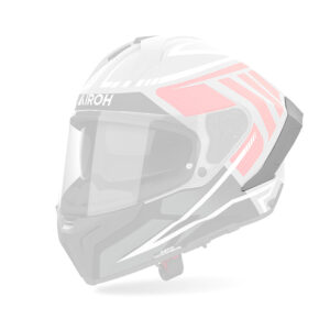 SPOILER AIROH MATRYX RIDER ΚΟΚΚΙΝΟ / ΓΚΡΙ MATT