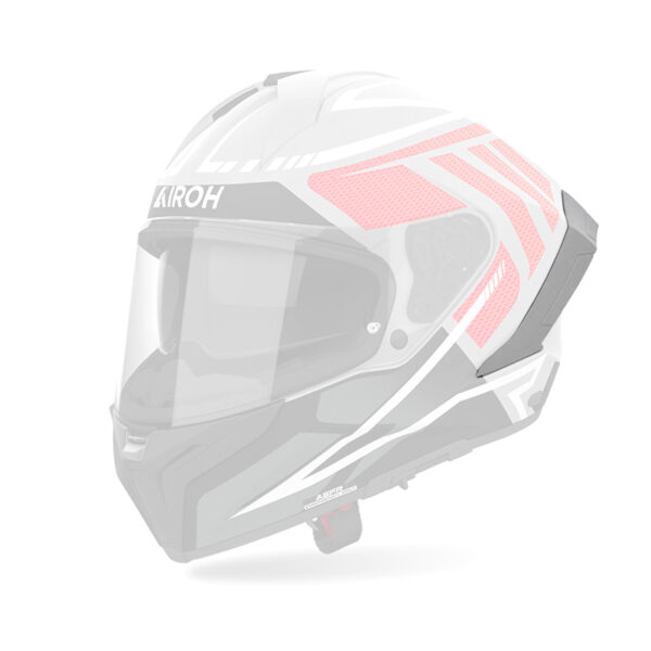 SPOILER AIROH MATRYX RIDER ΚΟΚΚΙΝΟ / ΓΚΡΙ MATT
