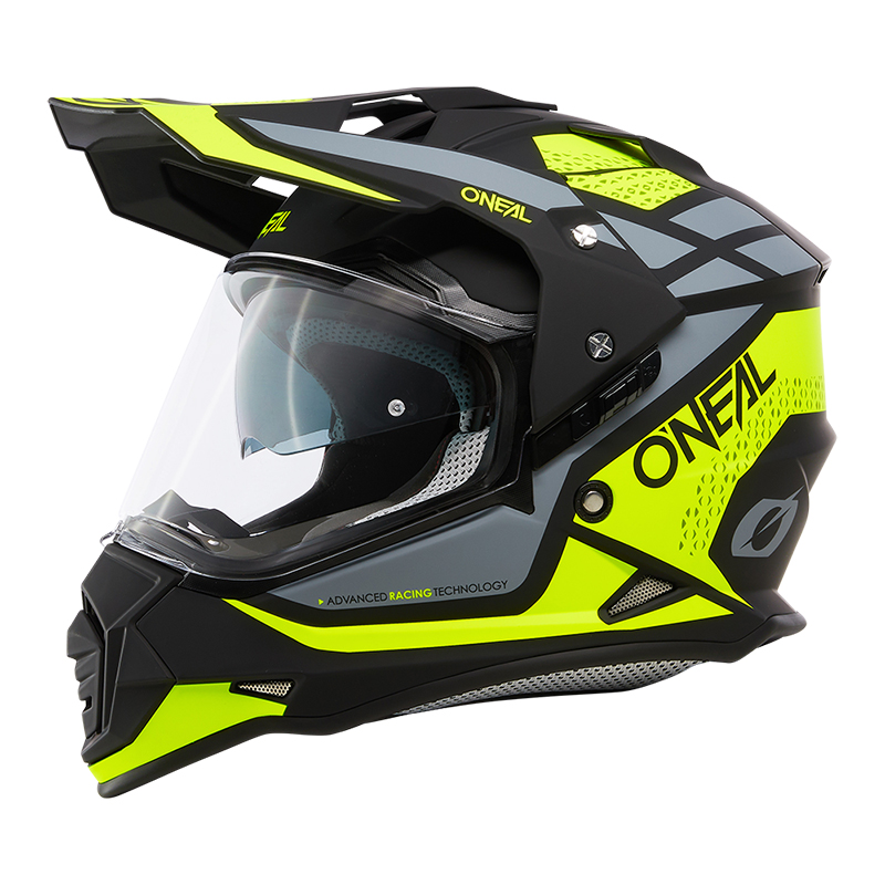 ΚΡΑΝΟΣ ONEAL SIERRA R V.24 FLUO ΚΙΤΡΙΝΟ / / ΜΑΥΡΟ / ΓΚΡΙ (ECE 22.06)