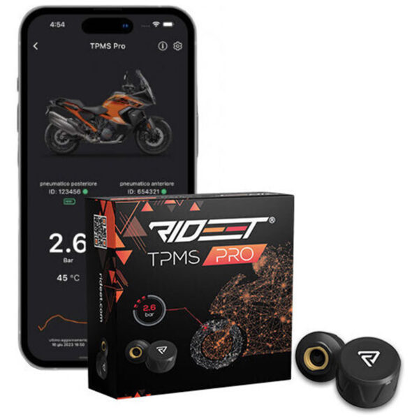 AΣΥΡΜΑΤΟ ΣΥΣΤΗΜΑ ΕΛΕΓΧΟΥ ΕΛΑΣΤΙΚΩΝ RIDEET TPMS PRO