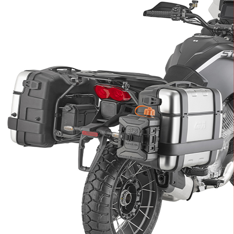 ΒΑΣΕΙΣ ΠΛΑΙΝΩΝ ΒΑΛΙΤΣΩΝ GIVI PLO8208MK MOTO GUZZI STELVIO '24