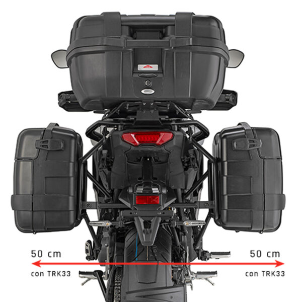 ΒΑΣΕΙΣ ΠΛΑΙΝΩΝ ΒΑΛΙΤΣΩΝ GIVI PLO2171MK YAMAHA TRACER 9 / GT / GT '25