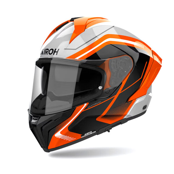 ΚΡΑΝΟΣ AIROH MATRYX WIDE ΠΟΡΤΟΚΑΛΙ GLOSS