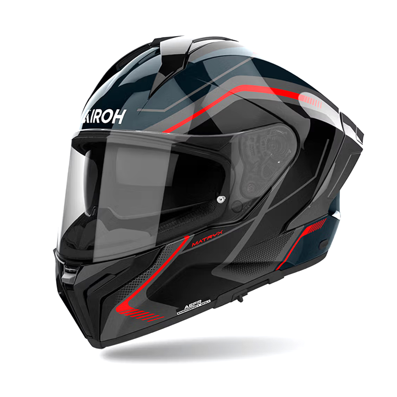 ΚΡΑΝΟΣ AIROH MATRYX WIDE ΚΟΚΚΙΝΟ GLOSS