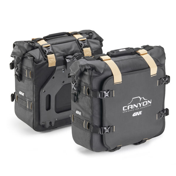 ΤΣΑΝΤΕΣ ΠΛΑΙΝΕΣ GIVI GRT720B 25+25LT CANYON