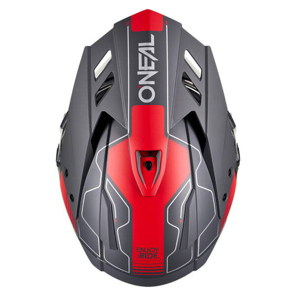 ΚΡΑΝΟΣ ONEAL SIERRA RS ECHO V.26 ΜΑΥΡΟ / ΚΟΚΚΙΝΟ