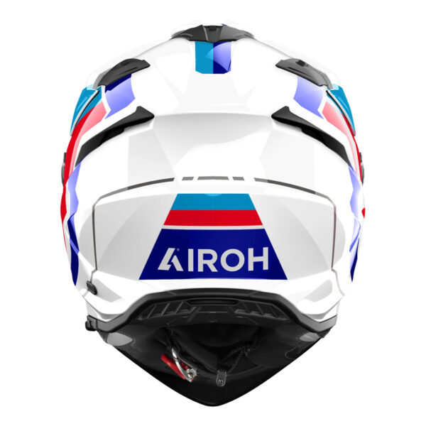 ΚΡΑΝΟΣ AIROH BANDIT HORN ΑΣΠΡΟ GLOSS