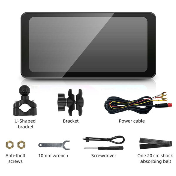 ΟΘΟΝΗ ΠΛΟΗΓΗΣΗΣ DIGITAL IQ 6,3" ΜΕ TPMS ΑΔΙΑΒΡΟΧΗ IPX7 APPLE CARPLAY, ANDROID AUTO