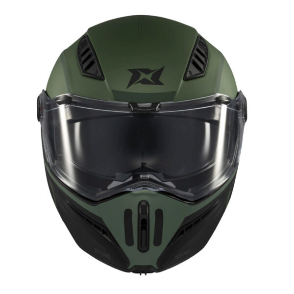 ΚΡΑΝΟΣ AXXIS GHOSTFIGHTER BITONE C6 ΜΑΥΡΟ / ΧΑΚΙ ΜΑΤ