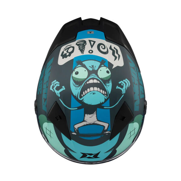 ΚΡΑΝΟΣ AXXIS FENIX ANGRY FACE C7 ΜΑΥΡΟ / ΜΠΛΕ ΜΑΤ
