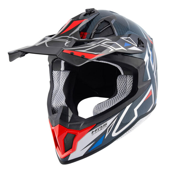 ΚΡΑΝΟΣ GIVI H70.1 VECTOR CARBON BLUE / RED