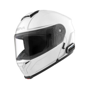 ΚΡΑΝΟΣ SENA OUTRUSH 2 SMART MESH 3.0 & WAVE + 2ND GEN HD SPEAKERS ΑΣΠΡΟ GLOSS