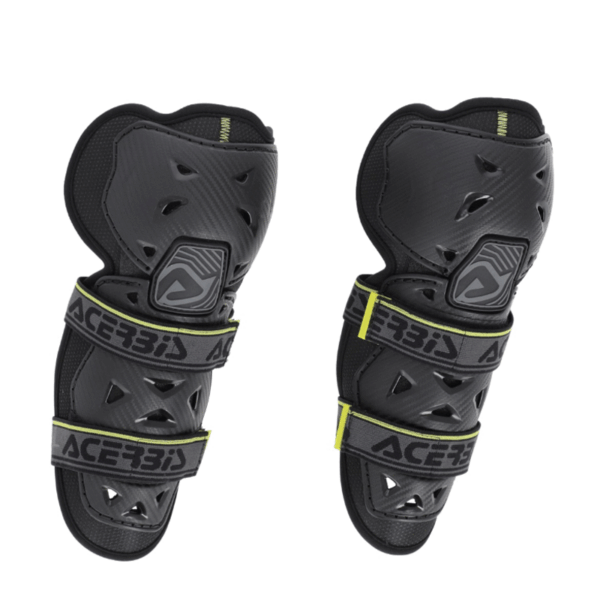 ΕΠΙΓΟΝΑΤΙΔΕΣ ACERBIS PROFILE 2.0 JUNIOR 17758.318 ΜΑΥΡΟ / FLUO