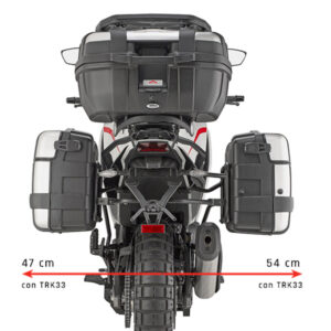 ΒΑΣΕΙΣ ΠΛΑΙΝΩΝ ΒΑΛΙΤΣΩΝ GIVI PLO9352MK MOTO MORINI X-CAPE 700 '25
