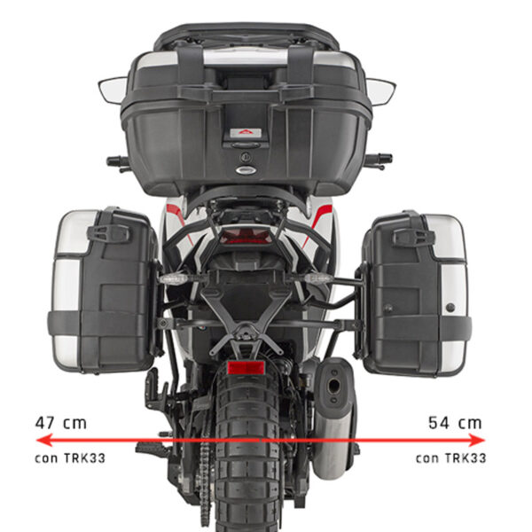 ΒΑΣΕΙΣ ΠΛΑΙΝΩΝ ΒΑΛΙΤΣΩΝ GIVI PLO9352MK MOTO MORINI X-CAPE 700 '25