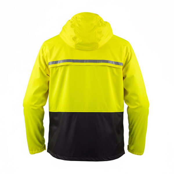 ΑΔΙΑΒΡΟΧΟ & ΔΙΑΠΝΕΟΝ ΜΠΟΥΦΑΝ NORDCODE RAIN JACKET STRETCHED ΜΑΥΡΟ / FLUO