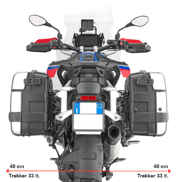 ΒΑΣΕΙΣ ΠΛΑΙΝΩΝ ΒΑΛΙΤΣΩΝ GIVI PL5146 BMW R 1300 GS ADVENTURE '25