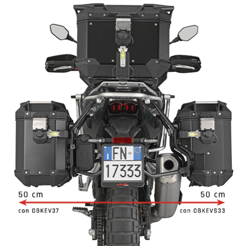 ΒΑΣΕΙΣ ΠΛΑΙΝΩΝ ΒΑΛΙΤΣΩΝ GIVI PLOS9651CAM KOVE 800X PRO '24