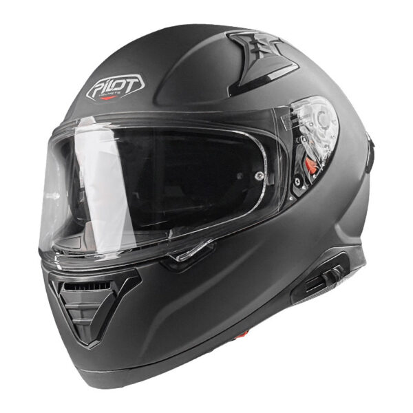ΚΡΑΝΟΣ PILOT SNAKE SV ΜΑΥΡΟ ΜΑΤ + EXTRA VISOR