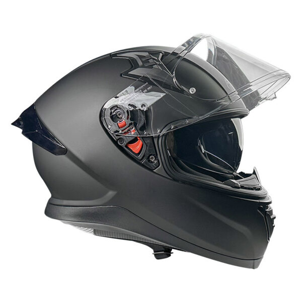 ΚΡΑΝΟΣ PILOT SNAKE SV ΜΑΥΡΟ ΜΑΤ + EXTRA VISOR