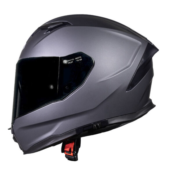 ΚΡΑΝΟΣ PILOT ALPHA SV MAGNETIC MATT METALLIC + EXTRA VISOR