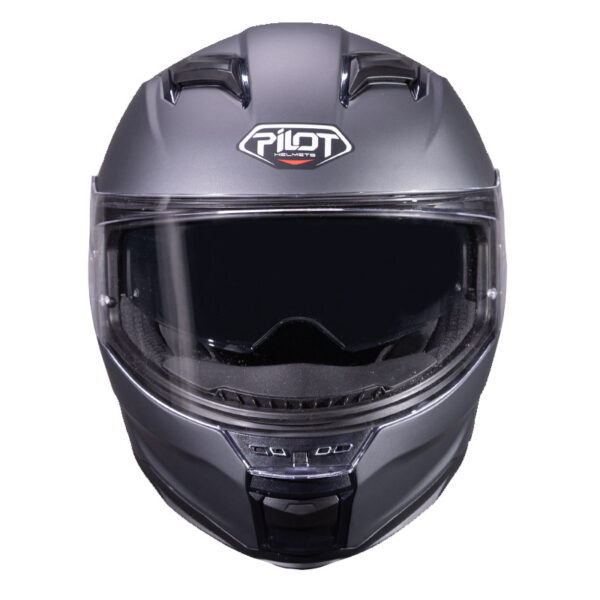 ΚΡΑΝΟΣ PILOT ALPHA SV MAGNETIC MATT METALLIC + EXTRA VISOR