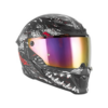 ΚΡΑΝΟΣ NOX GOLIATH RAPTOR ΜΑΥΡΟ ΜΑΤ / ΚΟΚΚΙΝΟ + EXTRA VISOR