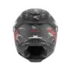 ΚΡΑΝΟΣ NOX GOLIATH RAPTOR ΜΑΥΡΟ ΜΑΤ / ΚΟΚΚΙΝΟ + EXTRA VISOR