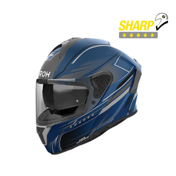 ΚΡΑΝΟΣ AIROH SPARK 2 SHADOW ΜΠΛΕ ΜΑΤ