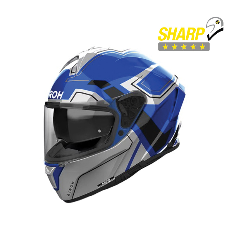ΚΡΑΝΟΣ AIROH SPARK 2 DART ΜΠΛΕ GLOSS