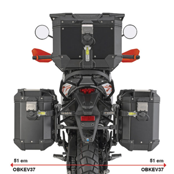 ΒΑΣΕΙΣ ΠΛΑΙΝΩΝ ΒΑΛΙΤΣΩΝ GIVI PLO7718CAM KTM 390 ADVENTURE X / R '25-'26