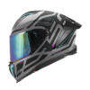 ΚΡΑΝΟΣ GIVI H50.3 QUASAR GREY / FUCHSIA / BLUE MATT (PINLOCK INCLUDED)