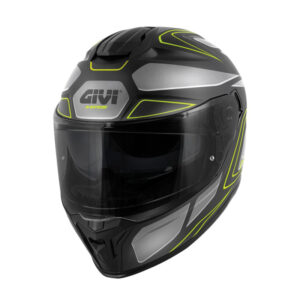 ΚΡΑΝΟΣ GIVI H55.1 ZEPHIR BLACK / SILVER / TITANIUM / FLUO YELLOW MATT (PINLOCK + EXTRA VISOR INCLUDED)