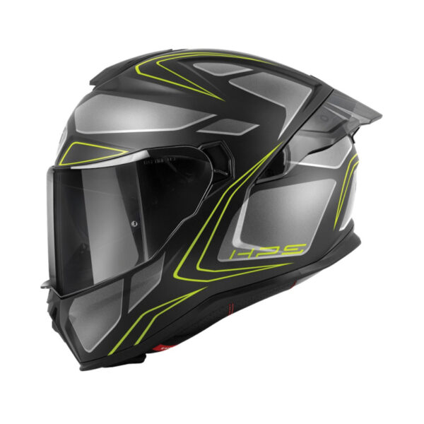 ΚΡΑΝΟΣ GIVI H55.1 ZEPHIR BLACK / SILVER / TITANIUM / FLUO YELLOW MATT (PINLOCK + EXTRA VISOR INCLUDED)