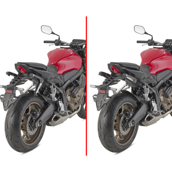 ΠΛΑΙΝΕΣ ΑΝΑΔΙΠΛΟΥΜΕΝΕΣ ΒΑΣΕΙΣ GIVI STL1208 HONDA CB650R '21-'26