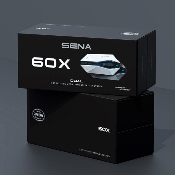 SENA 60X-01D BLUETOOTH 5.3 & EΝΔ / ΝΙΑ MESH 3.0 INTERCOM™ DOUBLE