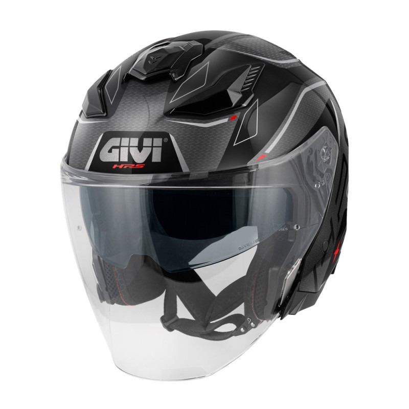 ΚΡΑΝΟΣ GIVI X31 BLACK / DARK TITAN / RED GLOSS