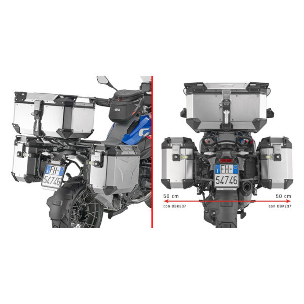 ΒΑΣΕΙΣ ΠΛΑΙΝΩΝ ΒΑΛΙΤΣΩΝ GIVI PLO5143CAM BMW R 1300 GS '24