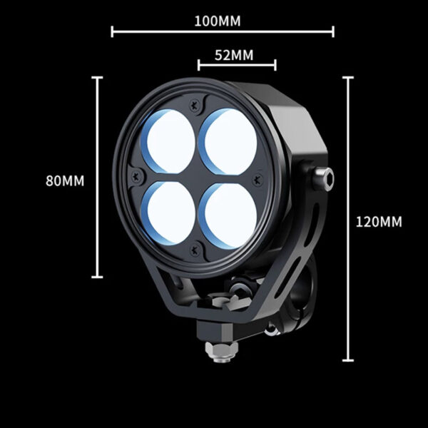 ΠΡΟΒΟΛΑΚΙΑ ΑΛΟΥΜΙΝΙΟΥ BLACK ONE M3 PRO 4 LEDS 70W-140W