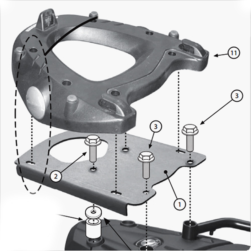 ΣΧΑΡΑ GIVI SR5107 BMW F650GS / F800GS '11 / F700GS '08-'13