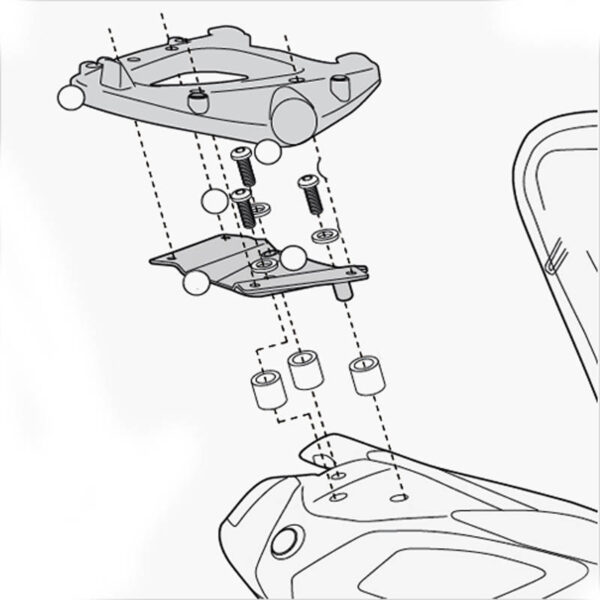 ΣΧΑΡΑ GIVI SR7051M SYM MAXSYM 400-600 '11-20